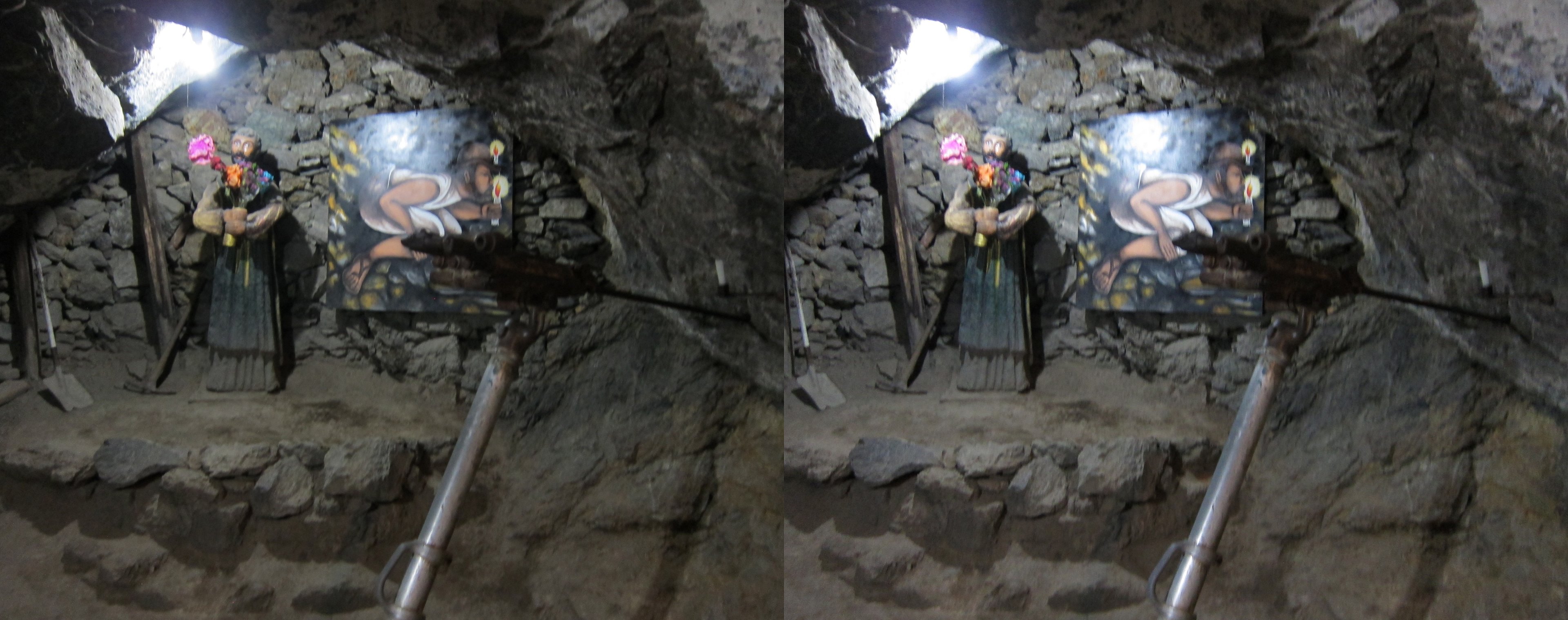 Visite de l'ancienne mine San Cayetano