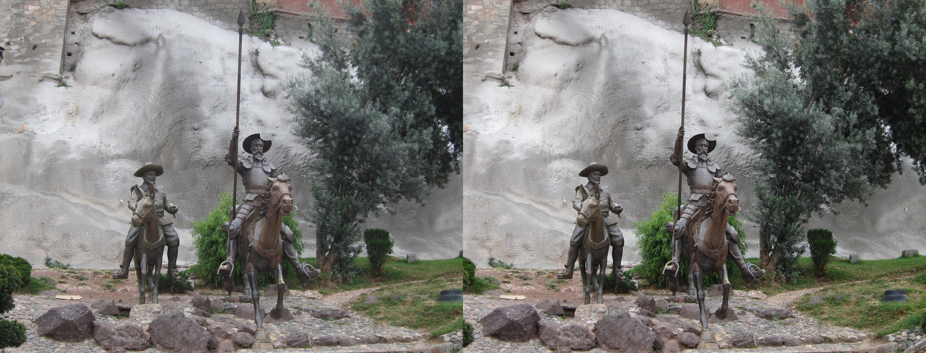 Plaza Allende, monument à Don Quijote