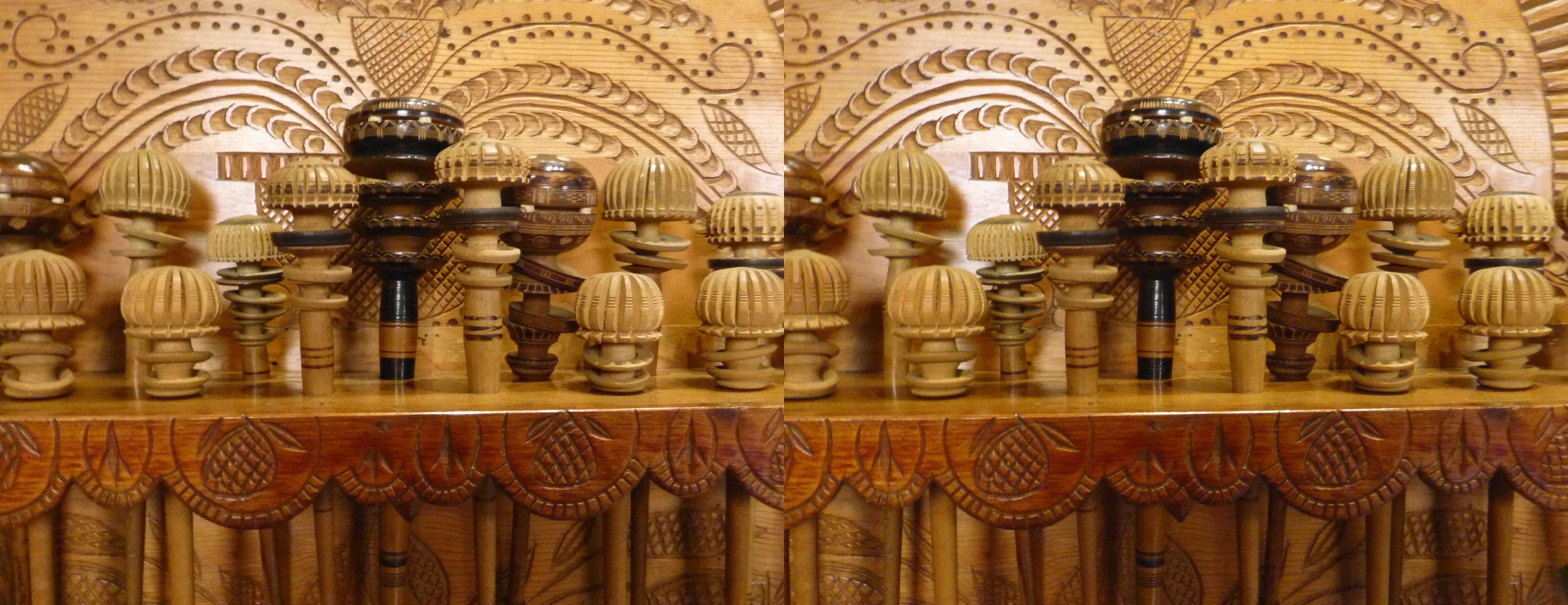 Fouets à chocolat au Museo de Artes e Industrias Populares