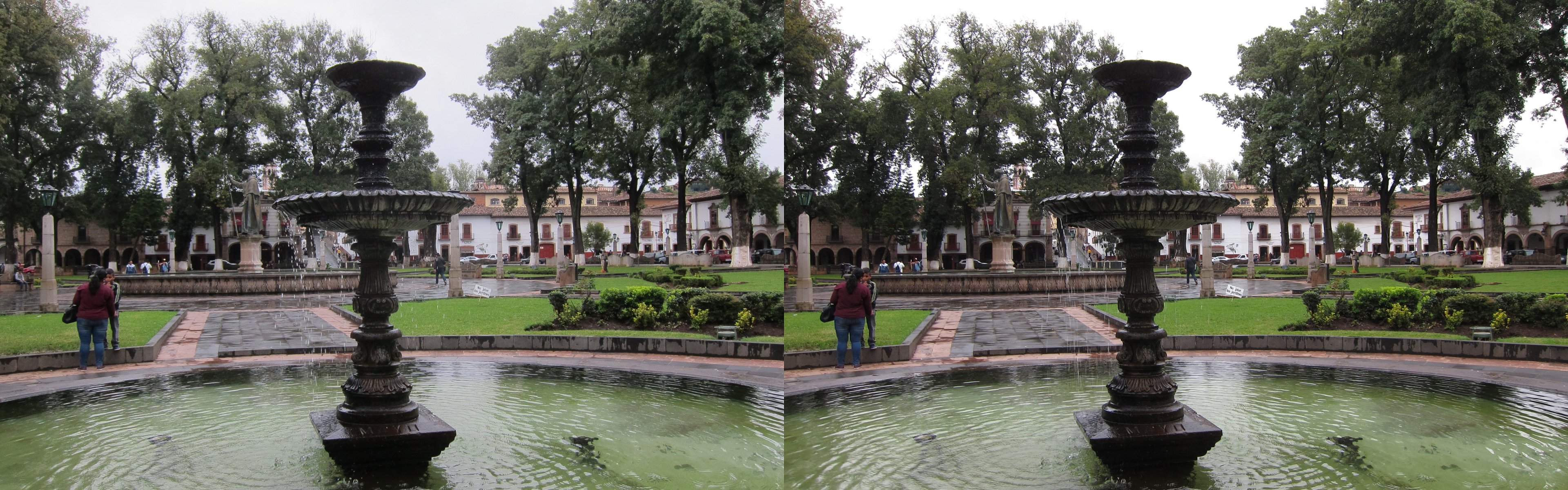 Fontaine de la plaza Vasco de Quiroga