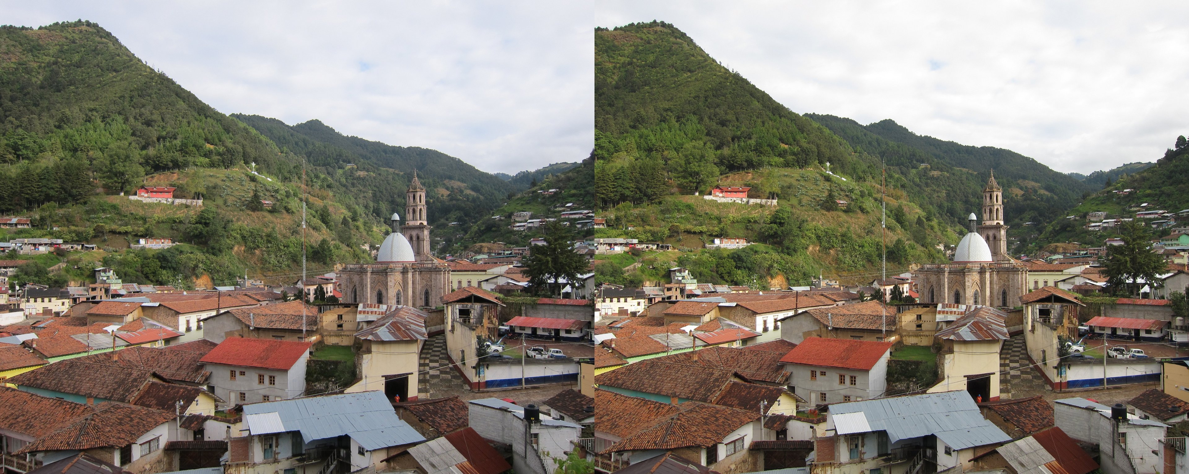 Vue sur la ville depuis la calzada Álvaro Obregón