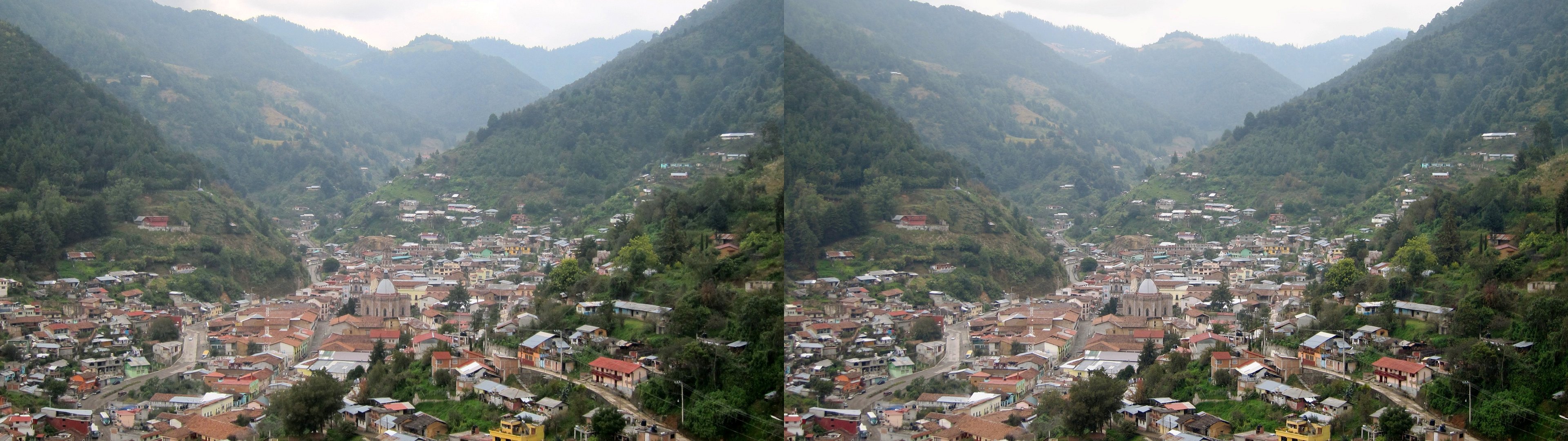 Vue sur la ville depuis la chapelle du Señor de la Misericordia