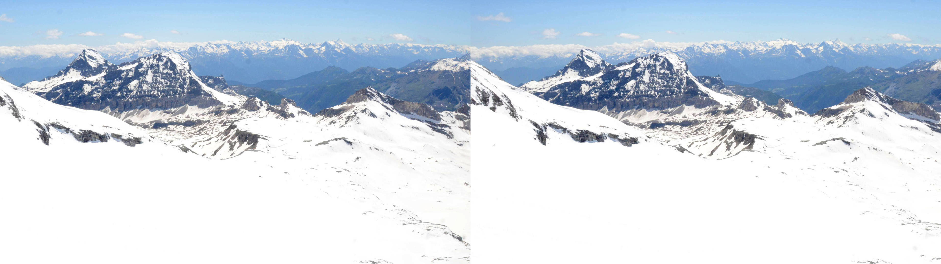 Oberrothorn et Stockhorn, au fond les sommets de l’Oberland