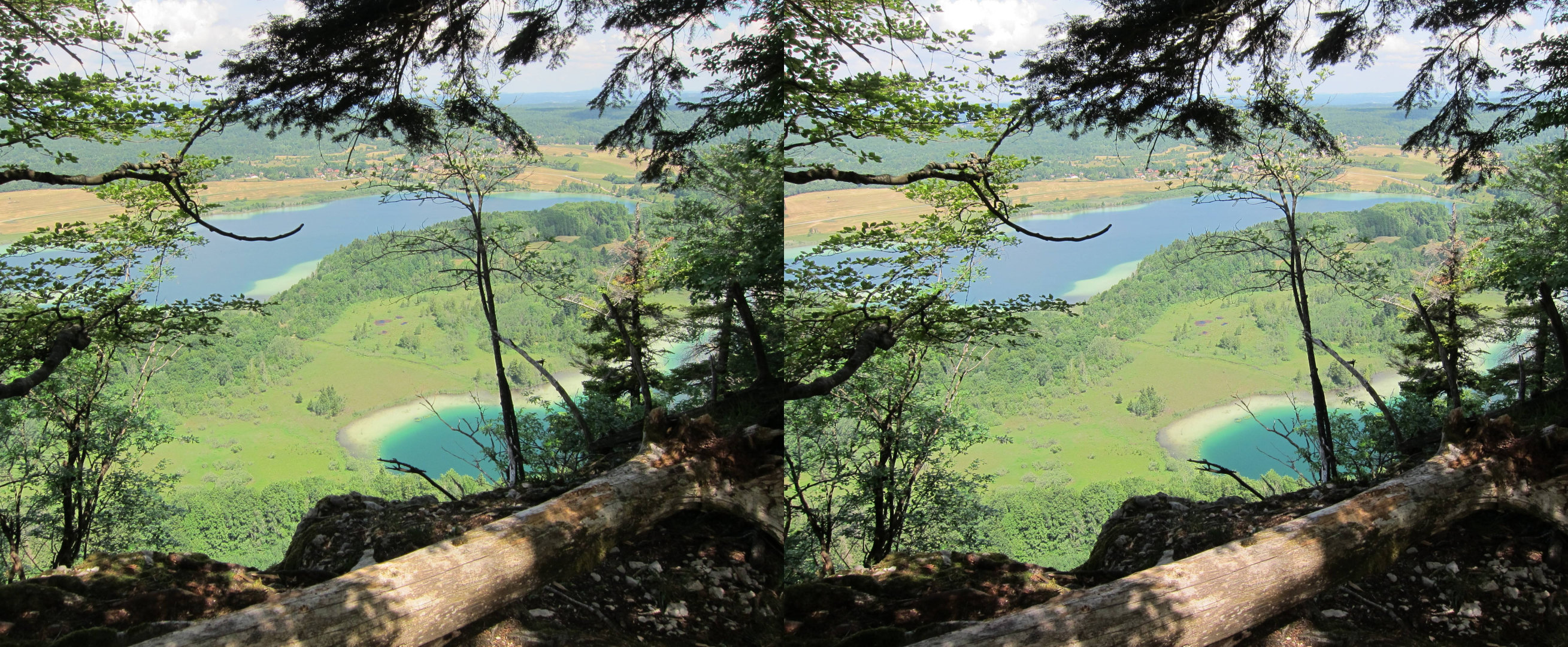 Crête vers le belvédère des quatre lacs