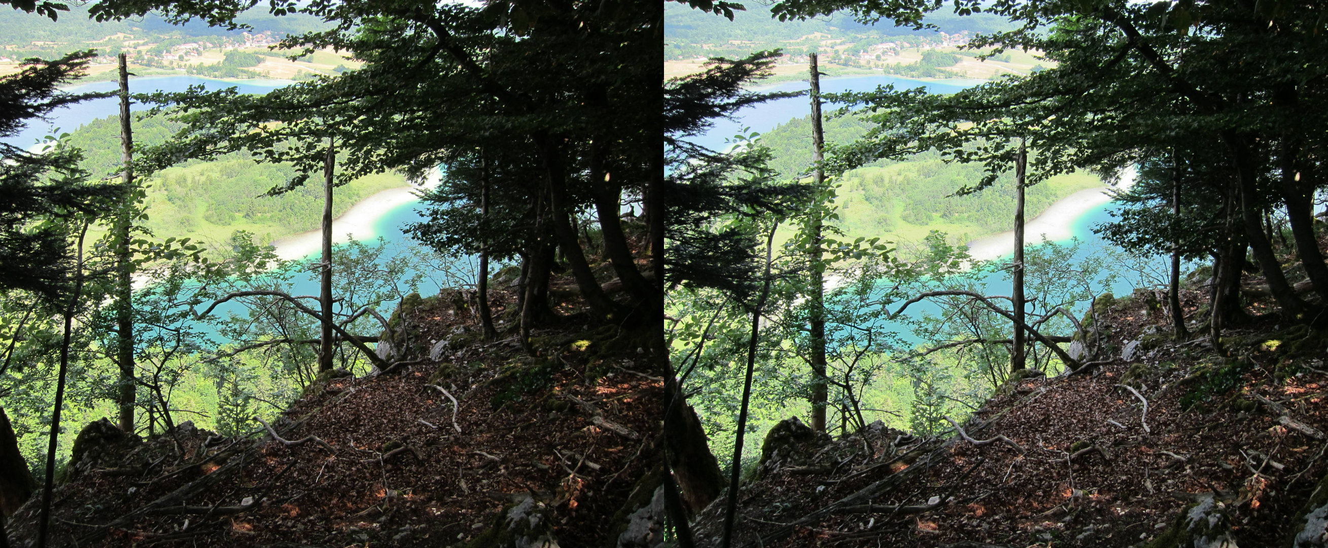 Crête vers le belvédère des quatre lacs