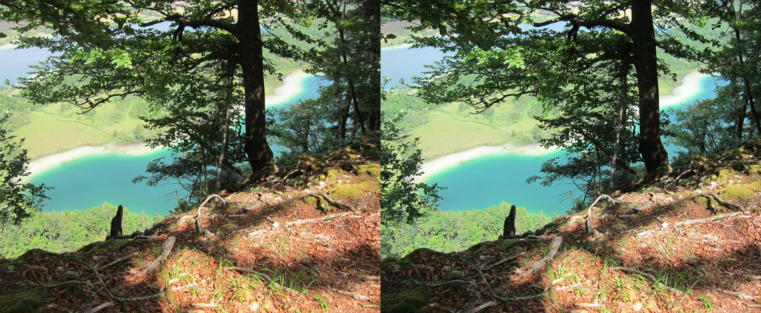 Crête vers le belvédère des quatre lacs