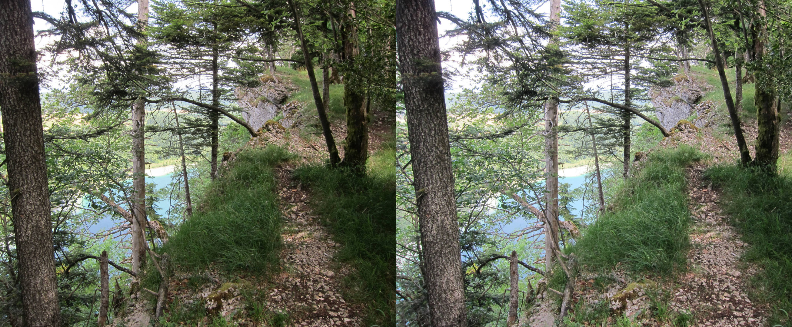Crête vers le belvédère des quatre lacs