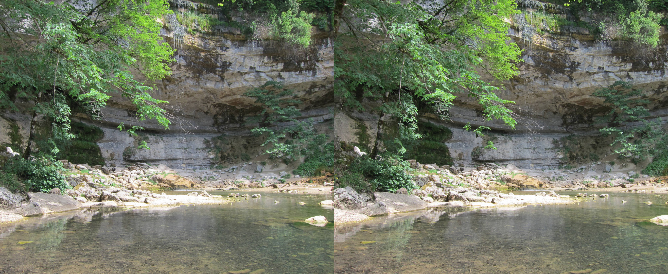Cascades du Hérisson par temps très sec