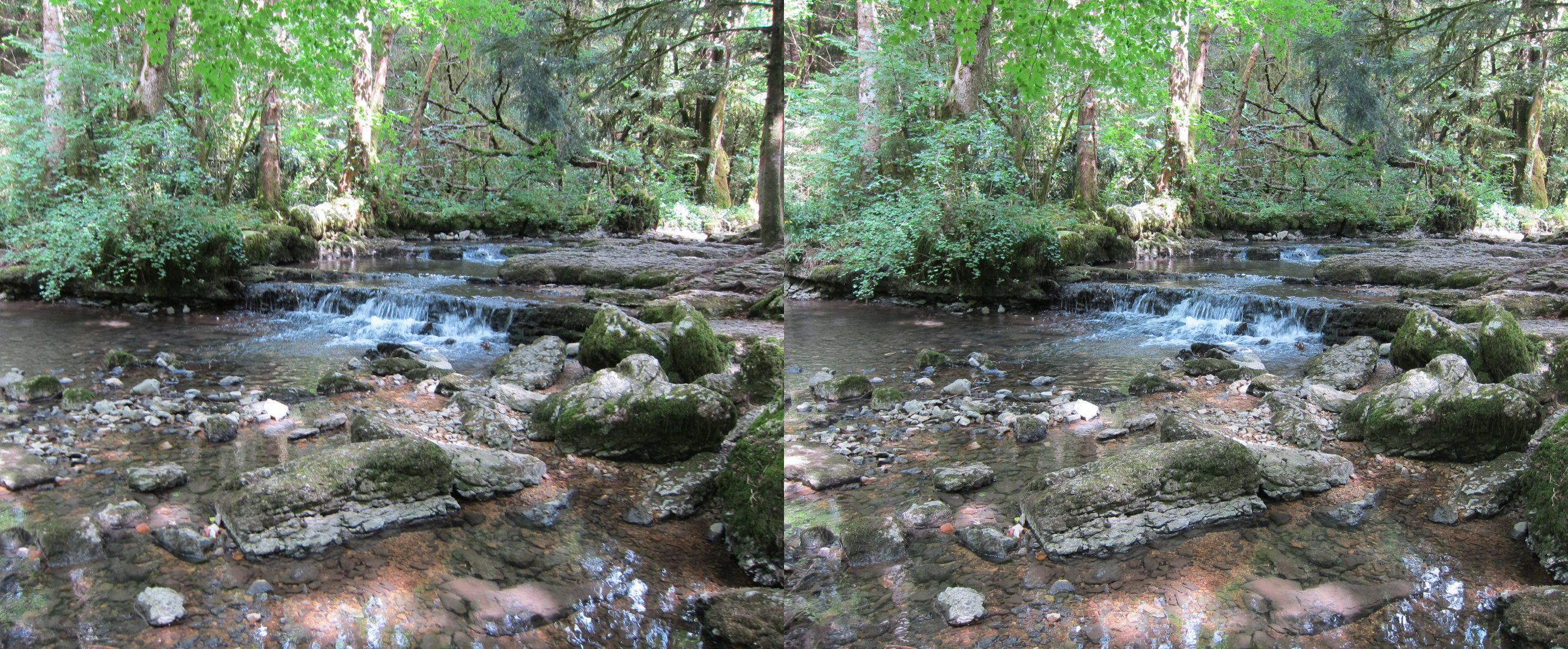 Cascades du Hérisson par temps très sec