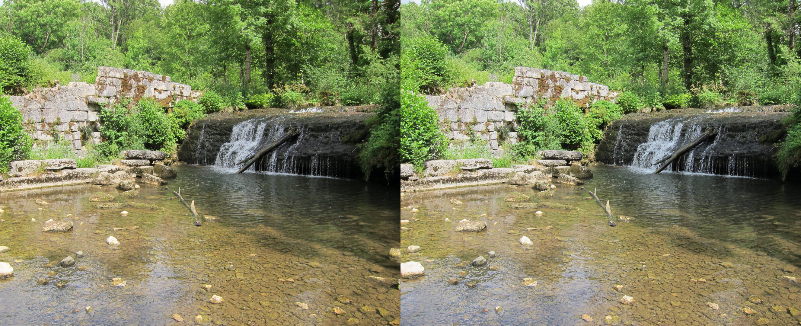 Cascades du Hérisson par temps très sec