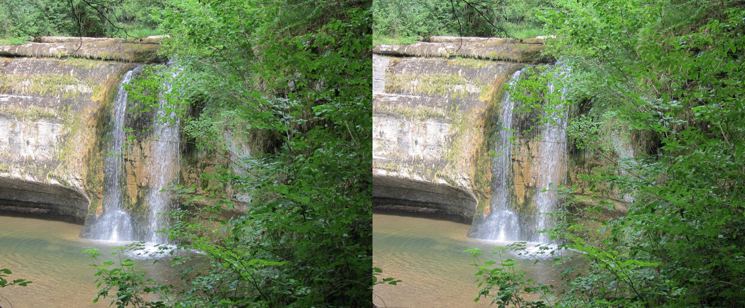 Cascades du Hérisson par temps très sec