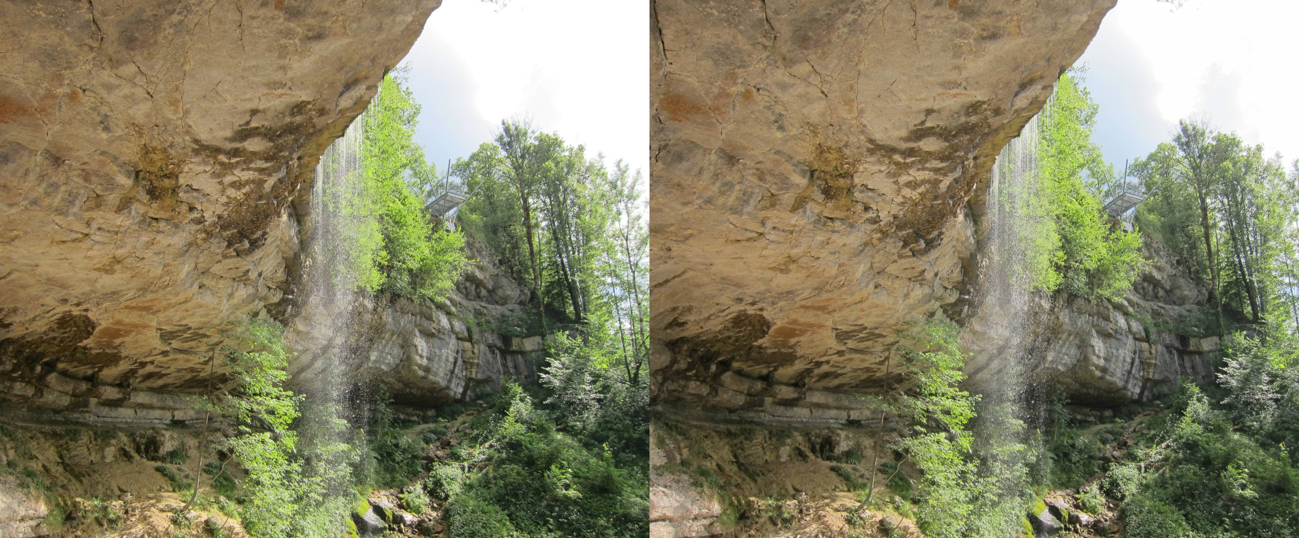 Cascades du Hérisson par temps très sec