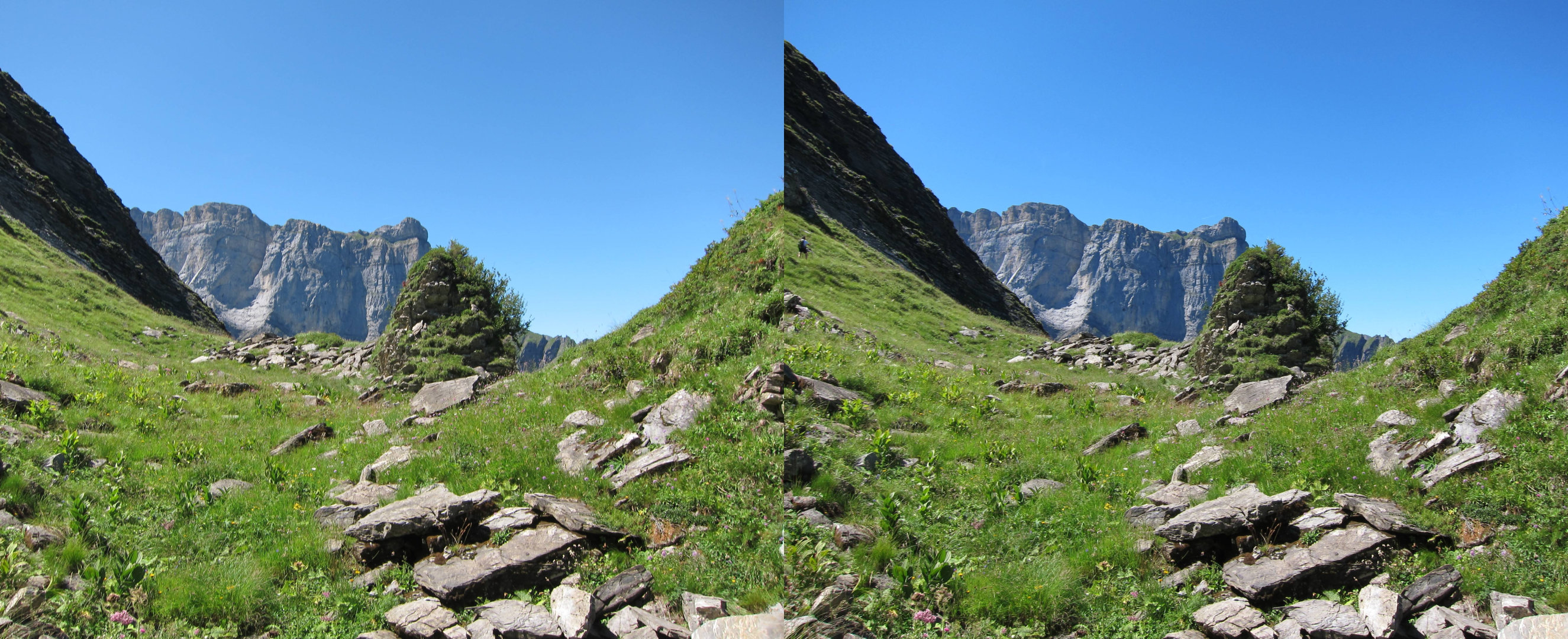 De la cascade du Rouget au Col d'Anterne