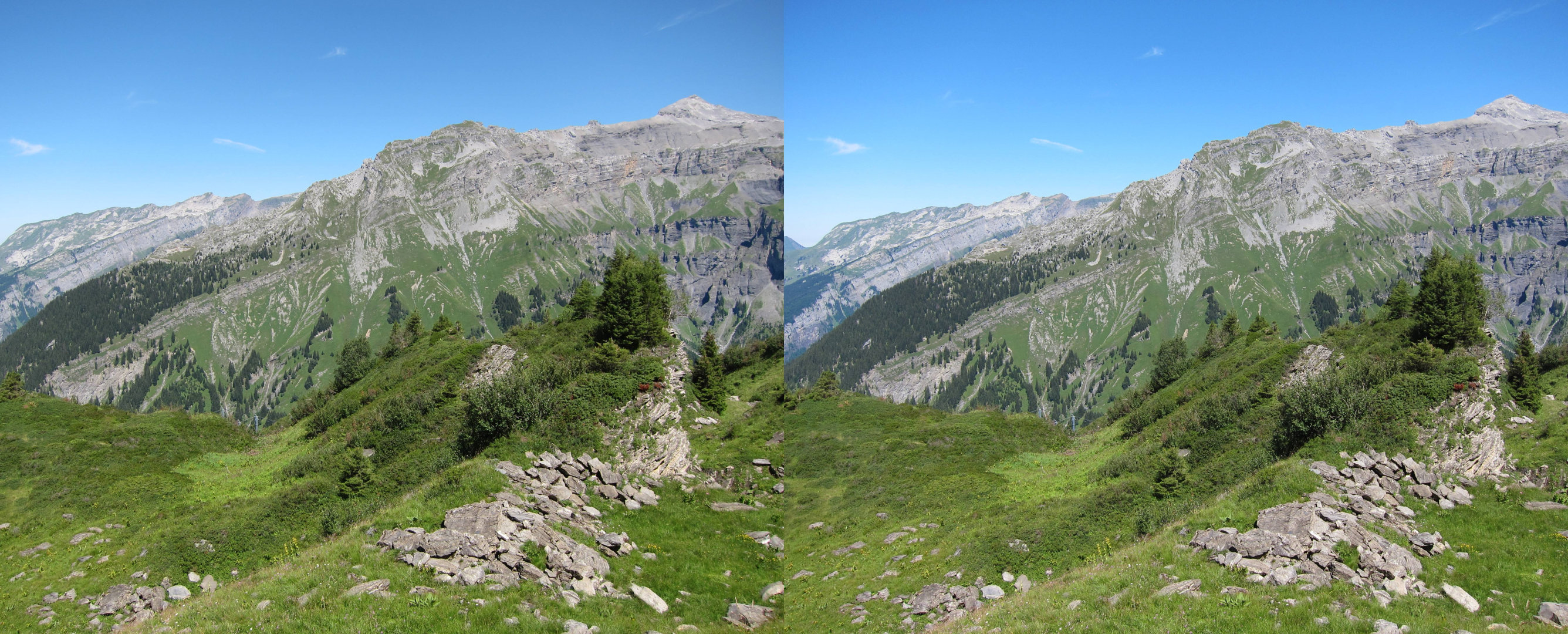 En haut, à droite le Buet