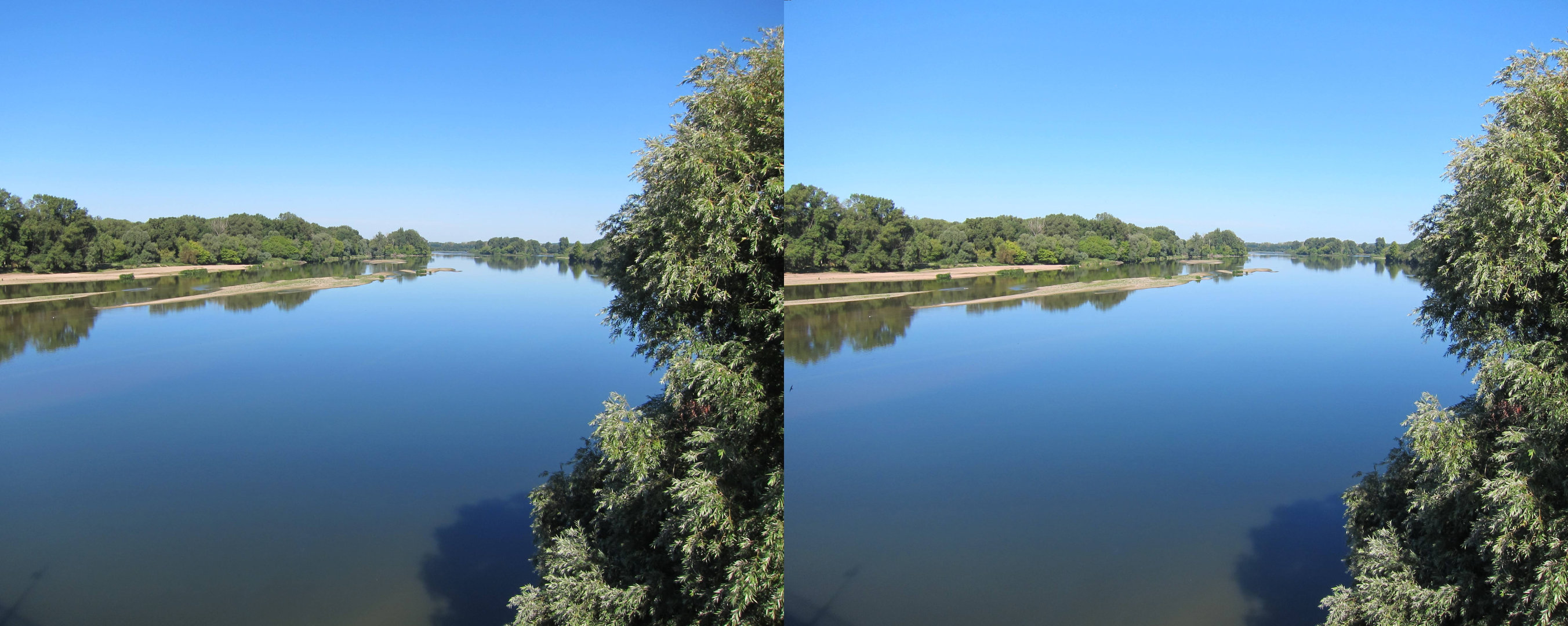 Loire vue du pont canal