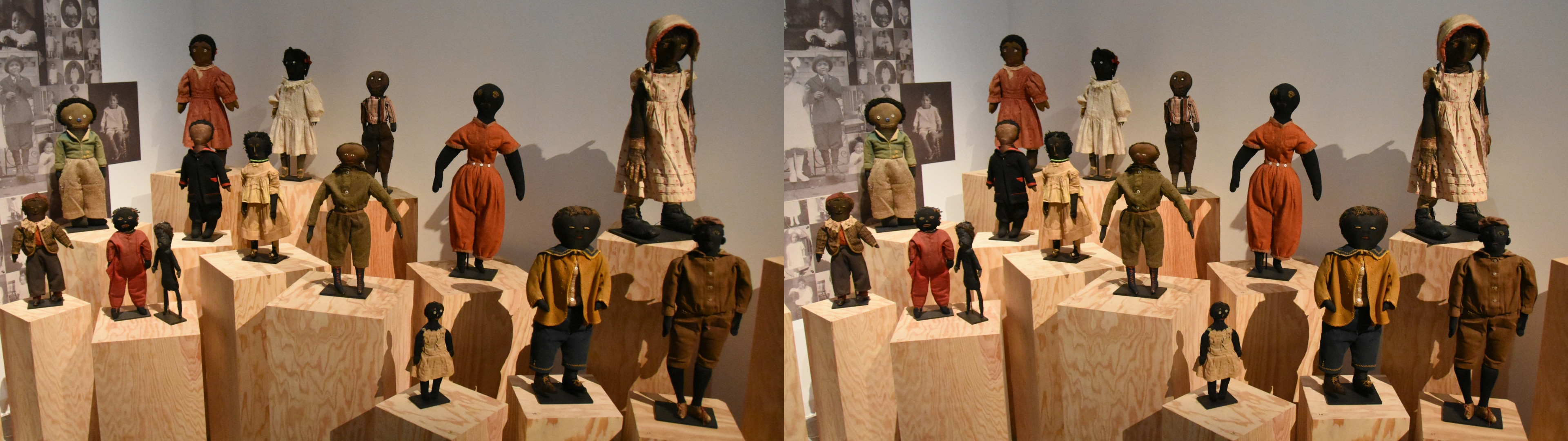 Poupées afro-américaines anonymes de fin XIXème début Xxème
