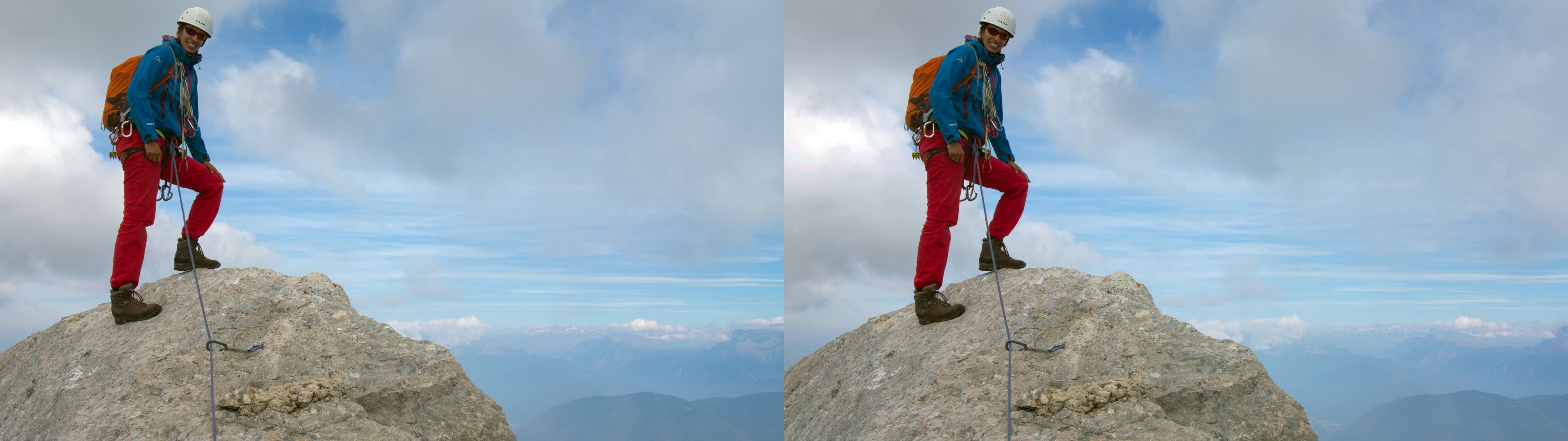 Aurélie Lherminier au sommet des arêtes