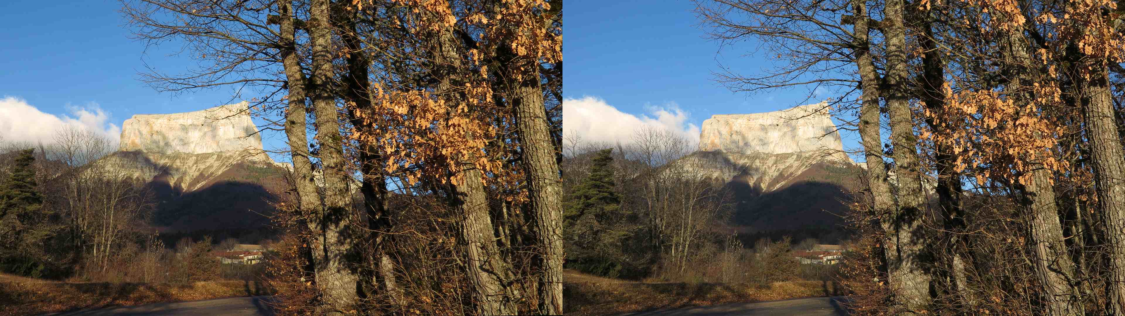 Mont Aiguille sur la route de Chichilianne