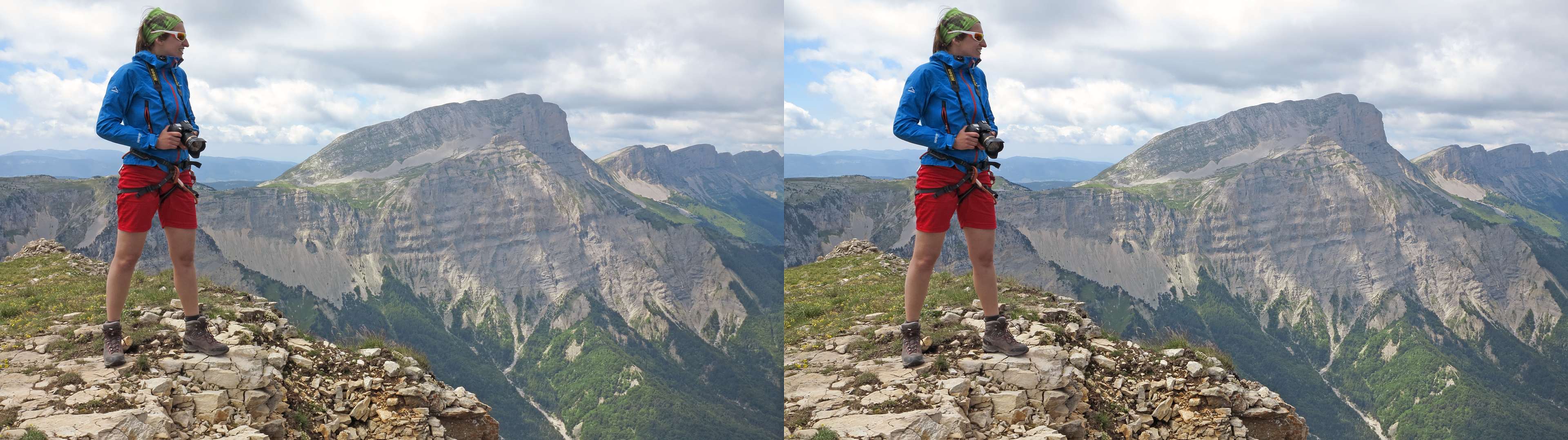 Aurélie Lherminier au sommet du Mont Aiguille