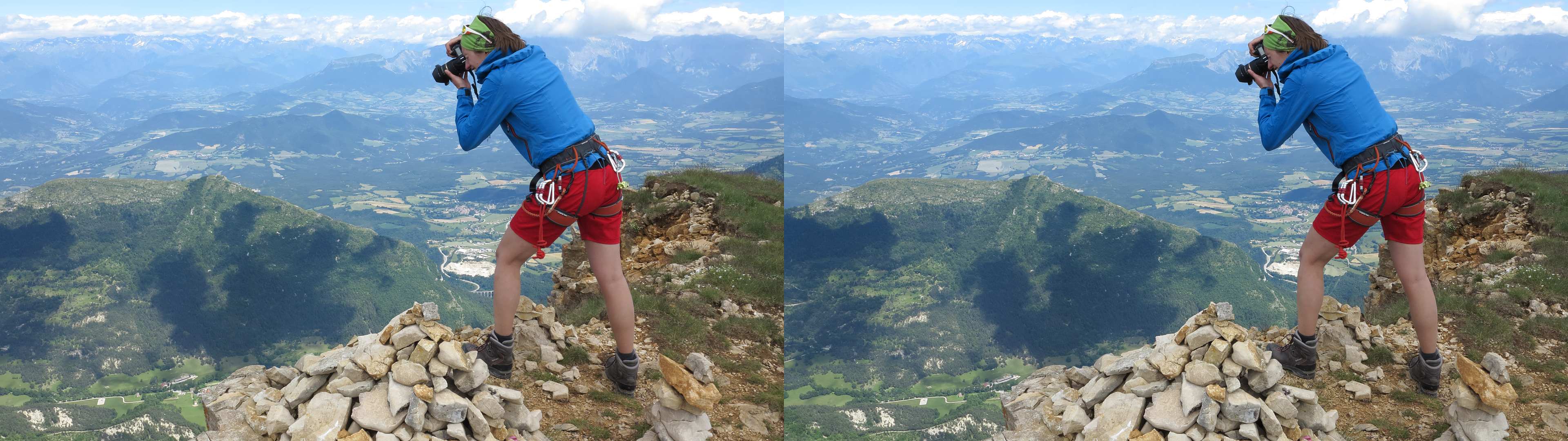 Prise de vue au sommet