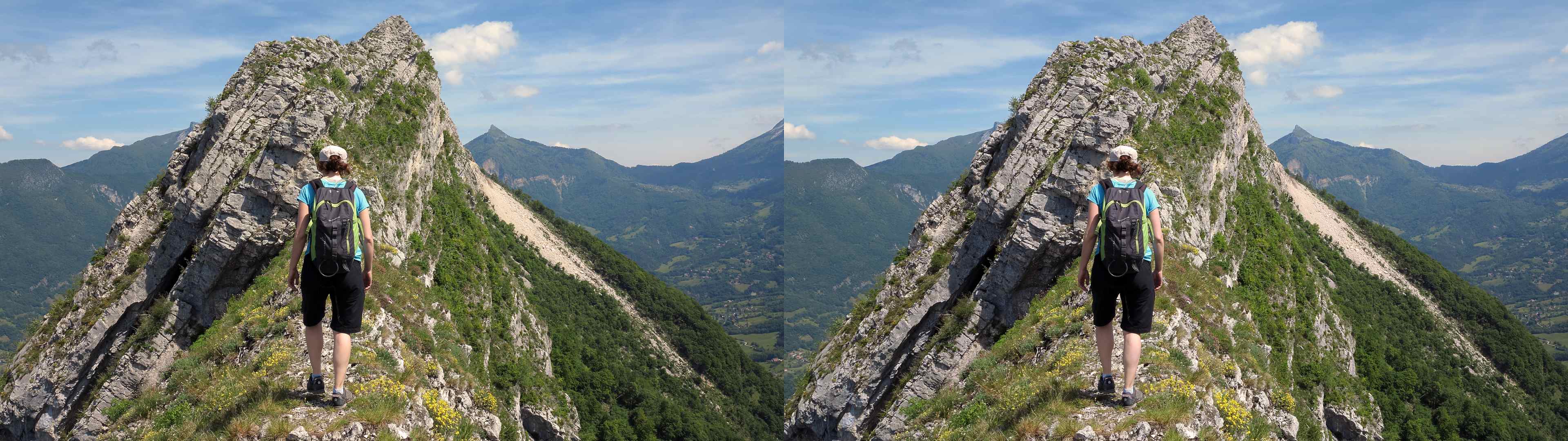 Premiers pas sur les arêtes.