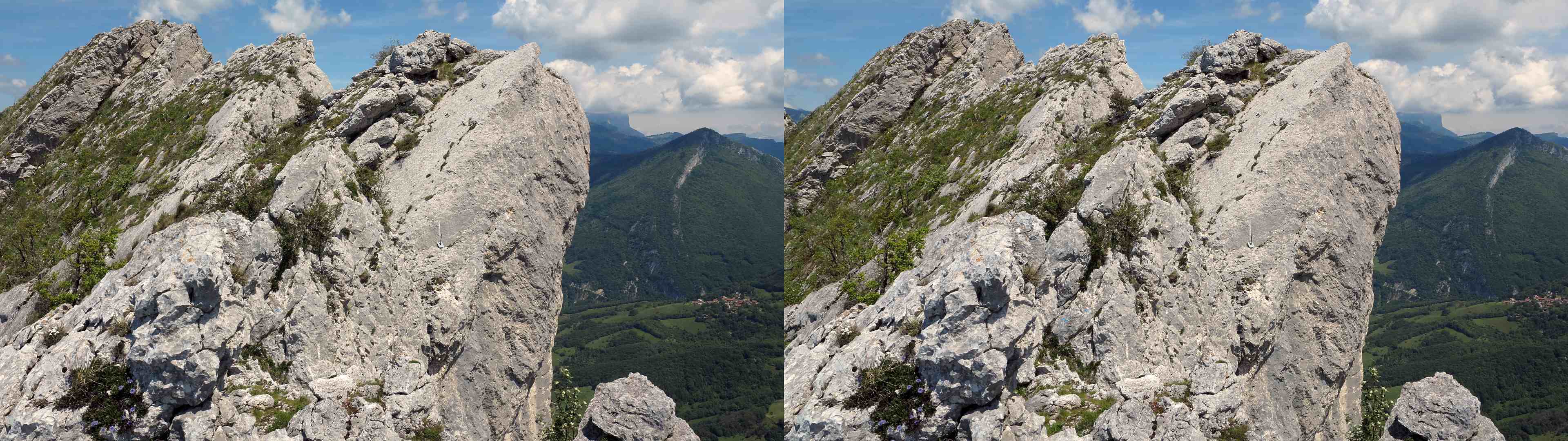 Paysage d'arêtes.