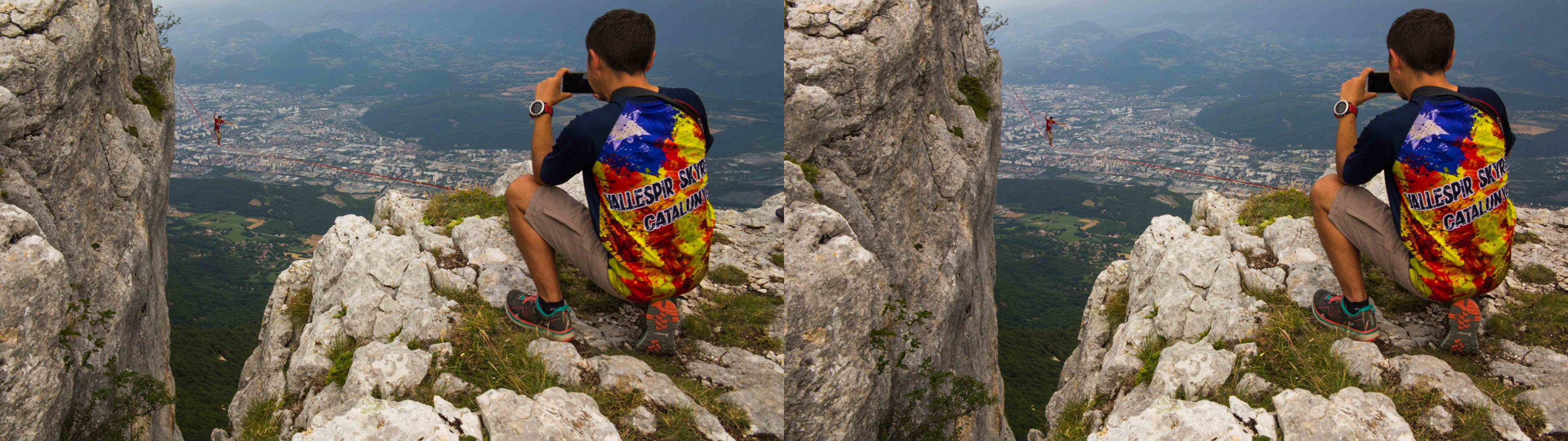 Point de vue des falaises de Lans en Vercors.