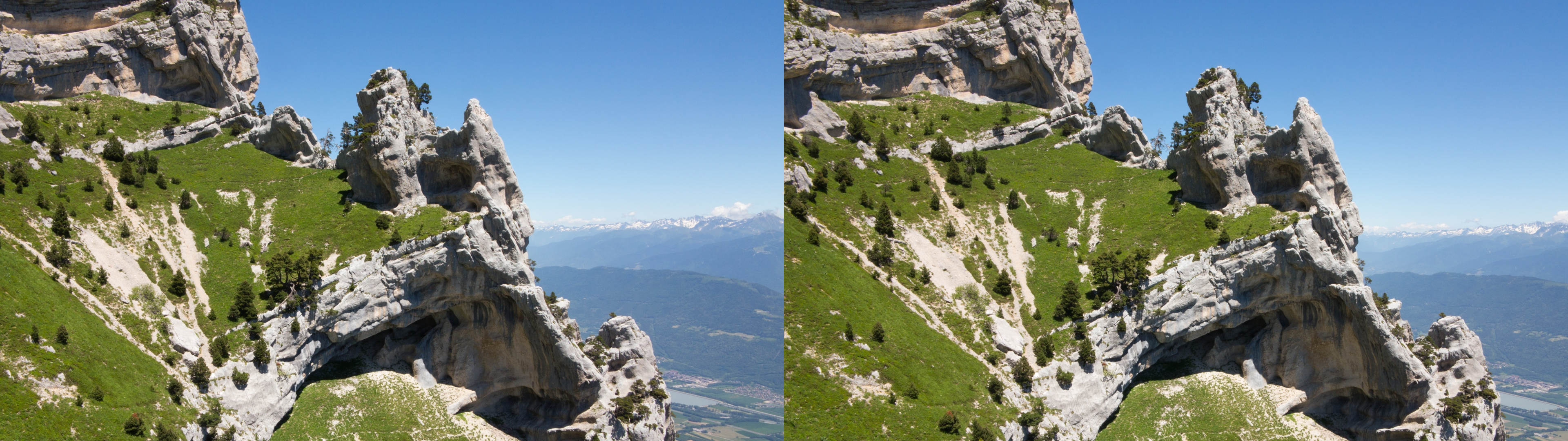 Les falaises de l'Aup du Seuil.