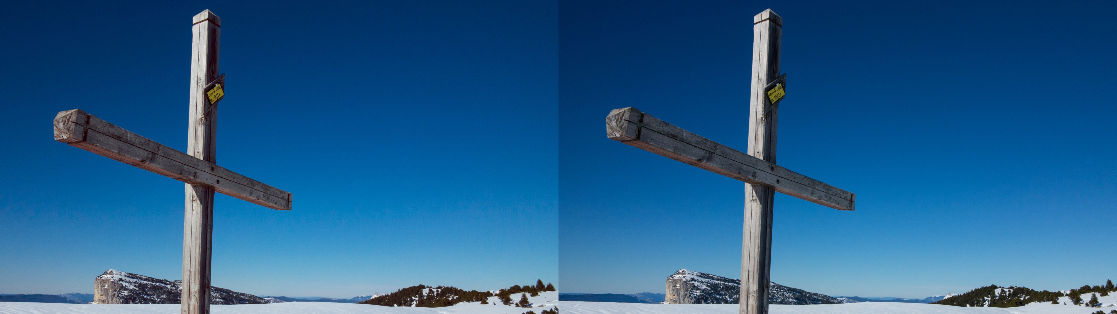La croix de l'Alpe