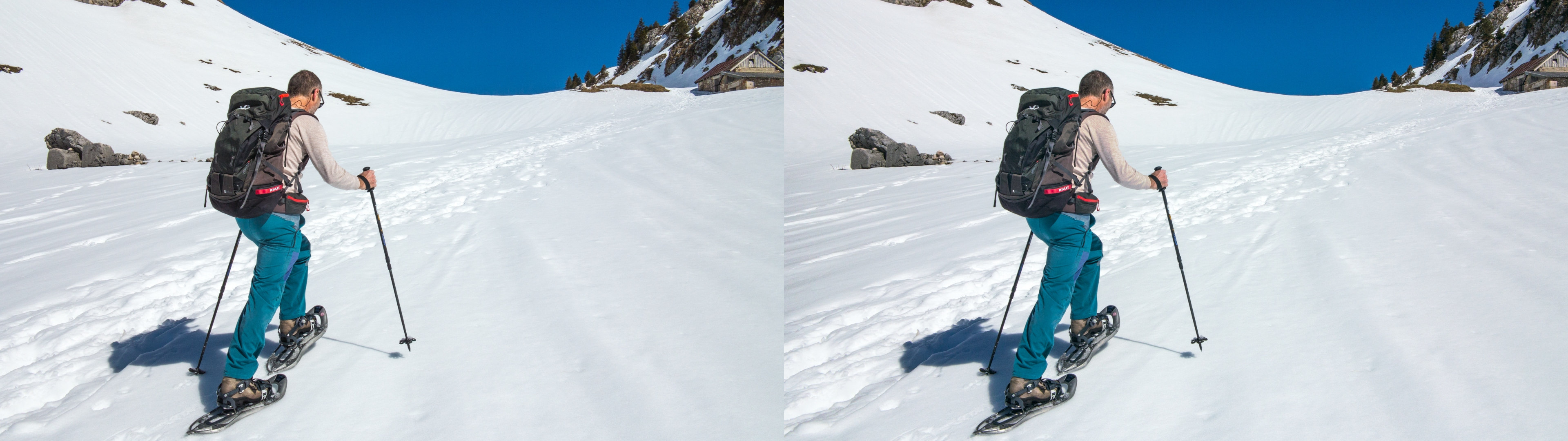 Accès au habert de Bovinant par le col de Léchaud