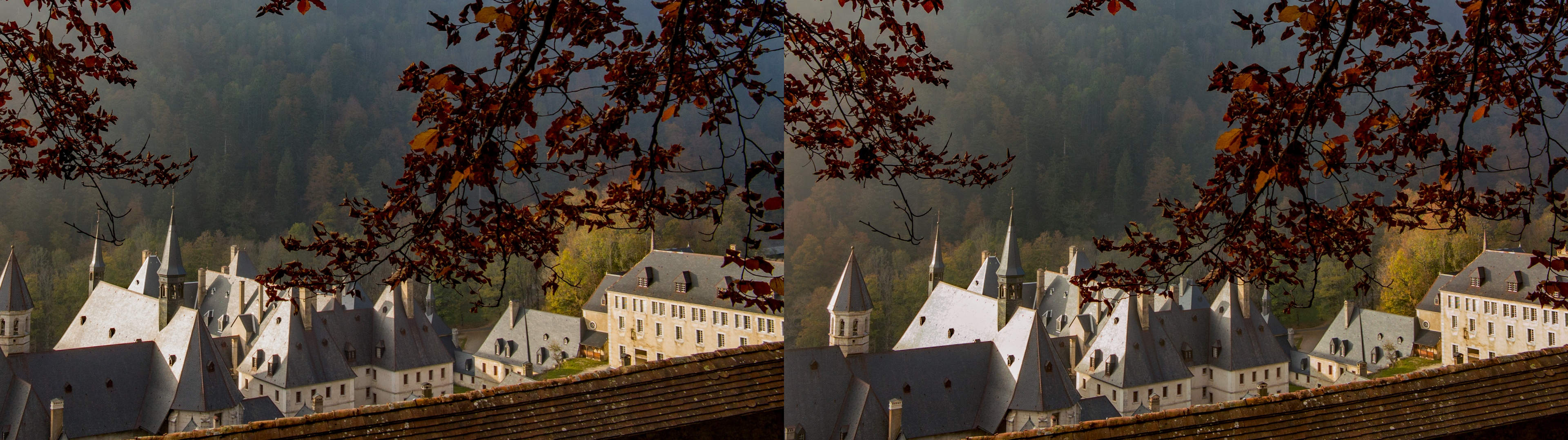 Brume sur le monastère
