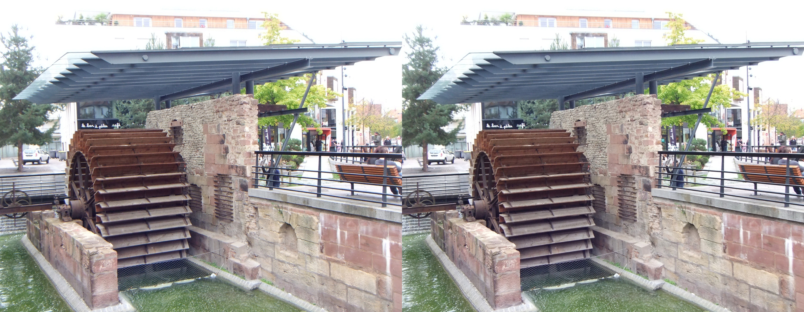 vestige du dernier moulin, cours de la Decapole