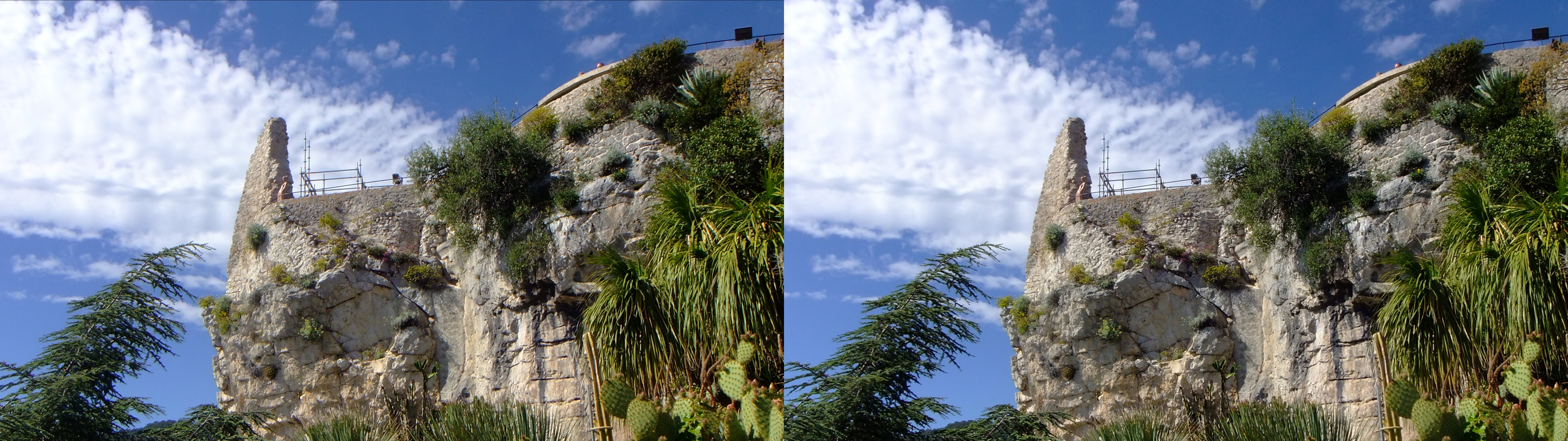 le plateau de l'ancien château