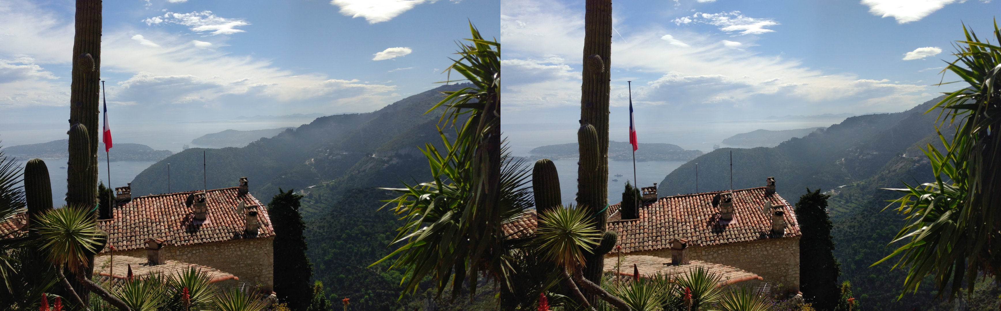 Vue sur le Cap Ferrat et le Mont Boron