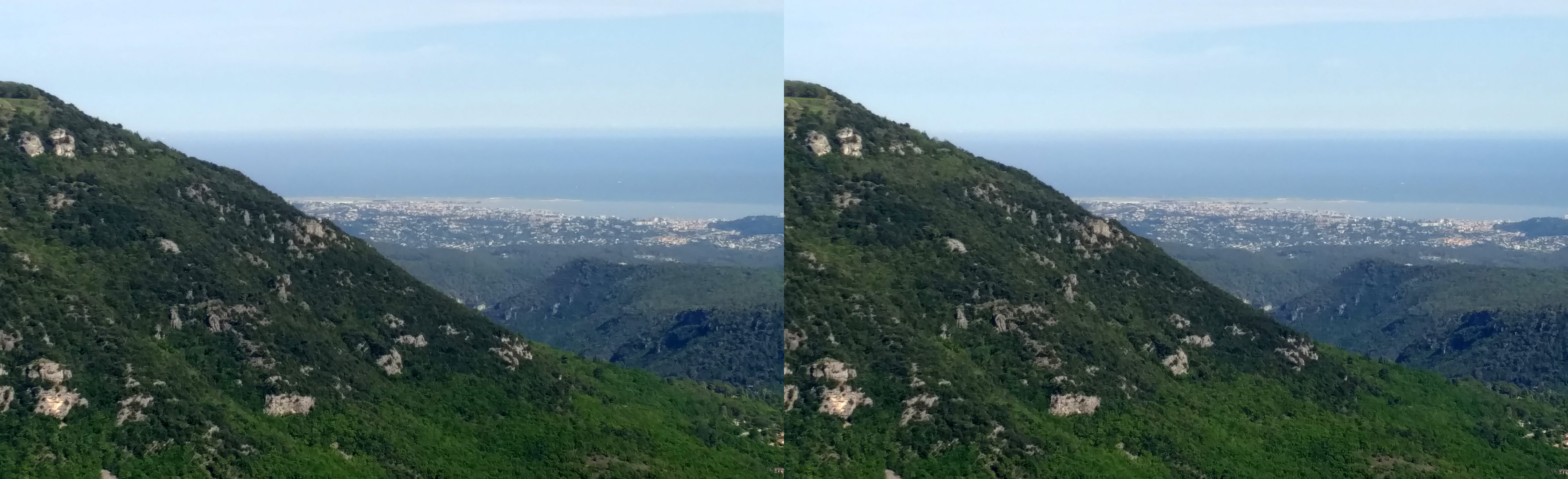 vue sur la côte (zoom max)