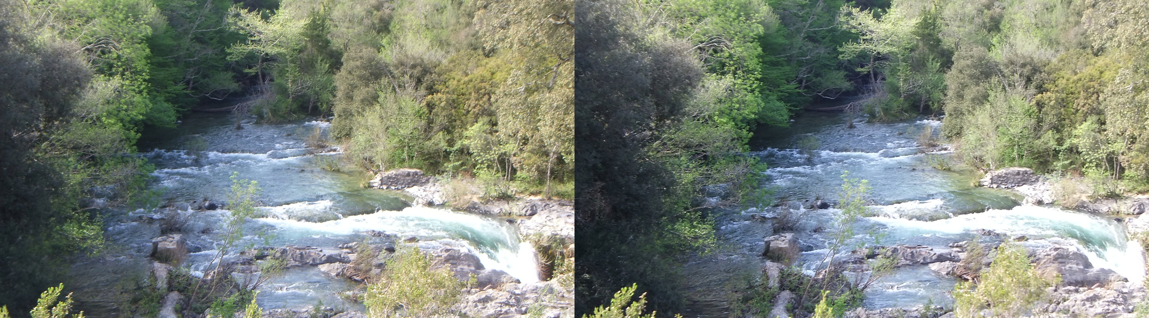 vue sur les rapides
