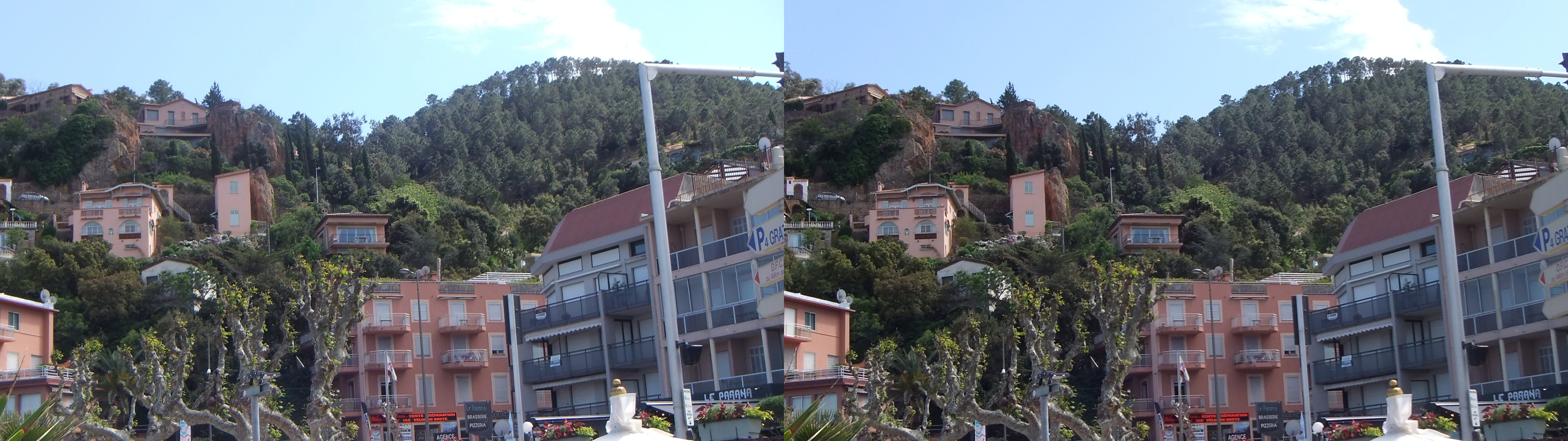 Maisons et immeubles de la ville