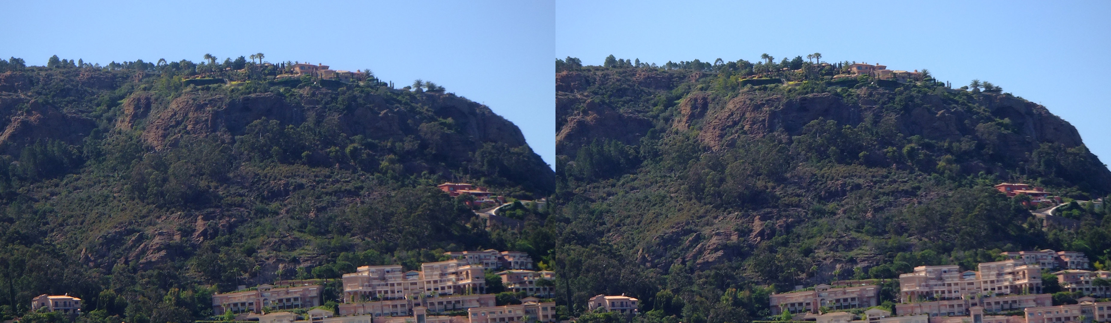 vue sur les résidence et immeubles du littoral