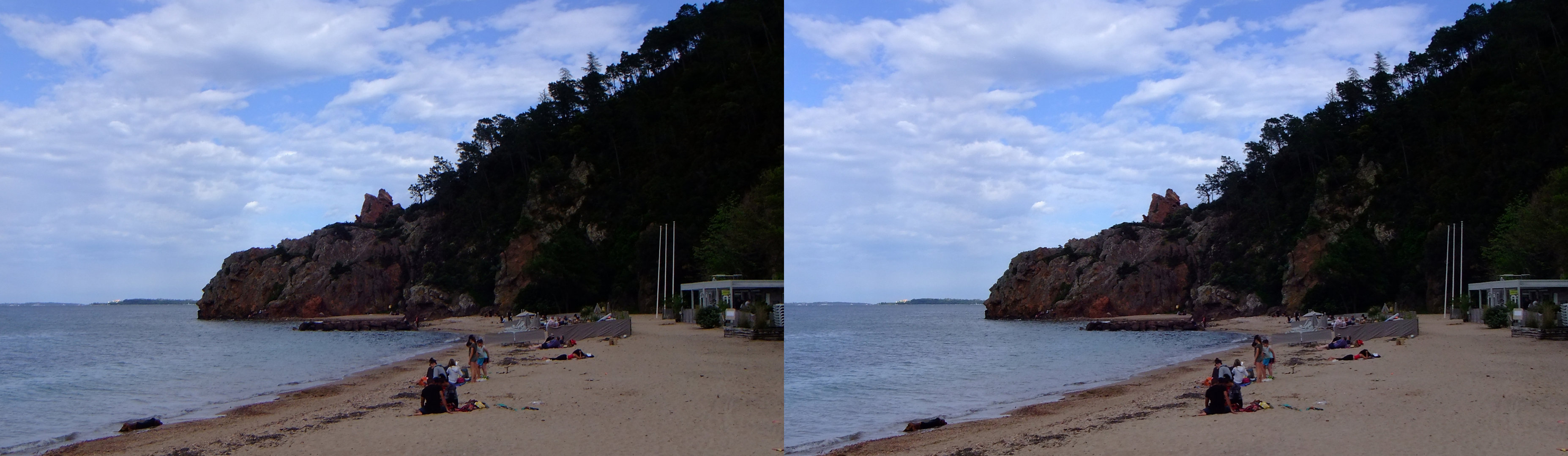une autre plage à côté de la promenade