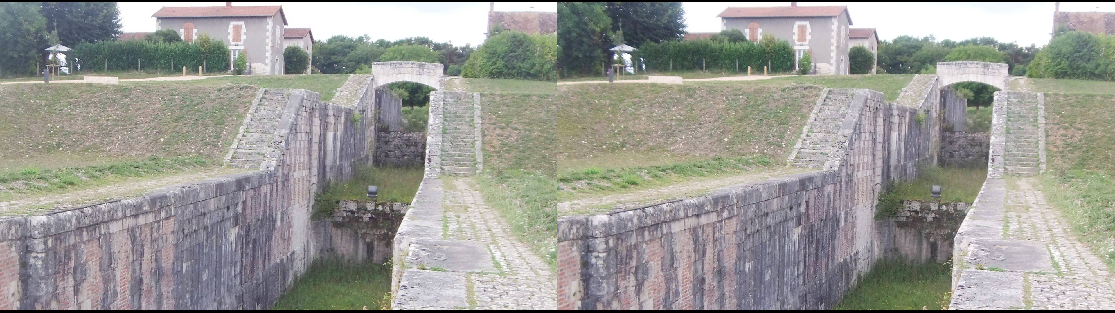 Anciennes écluses avant le pont -canal