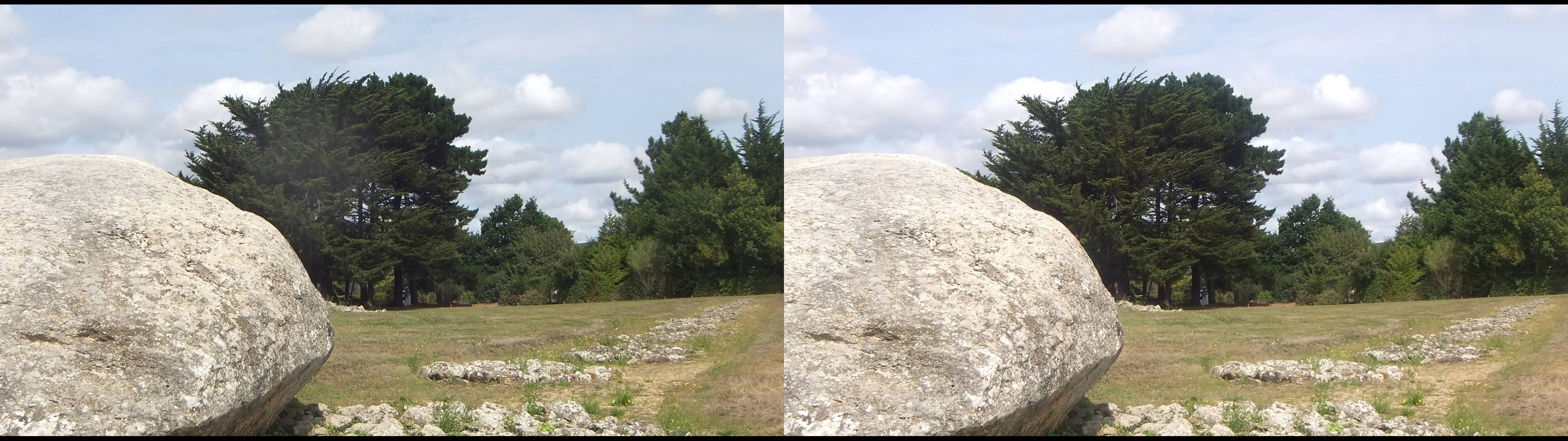 Emplacement des menhirs