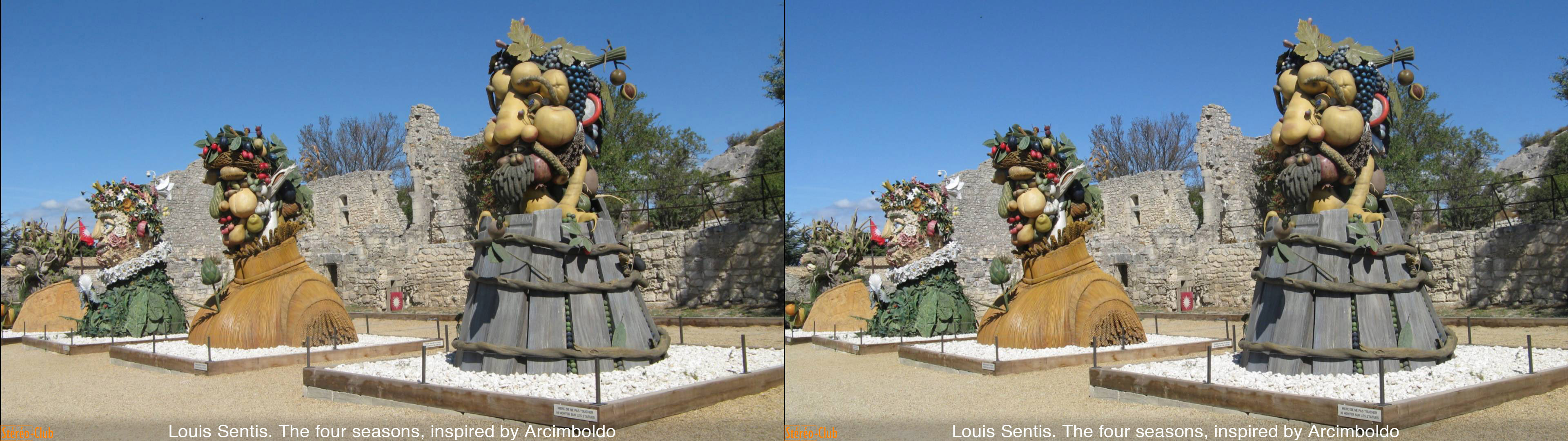 Les quatres saisons d'après Arcimboldo