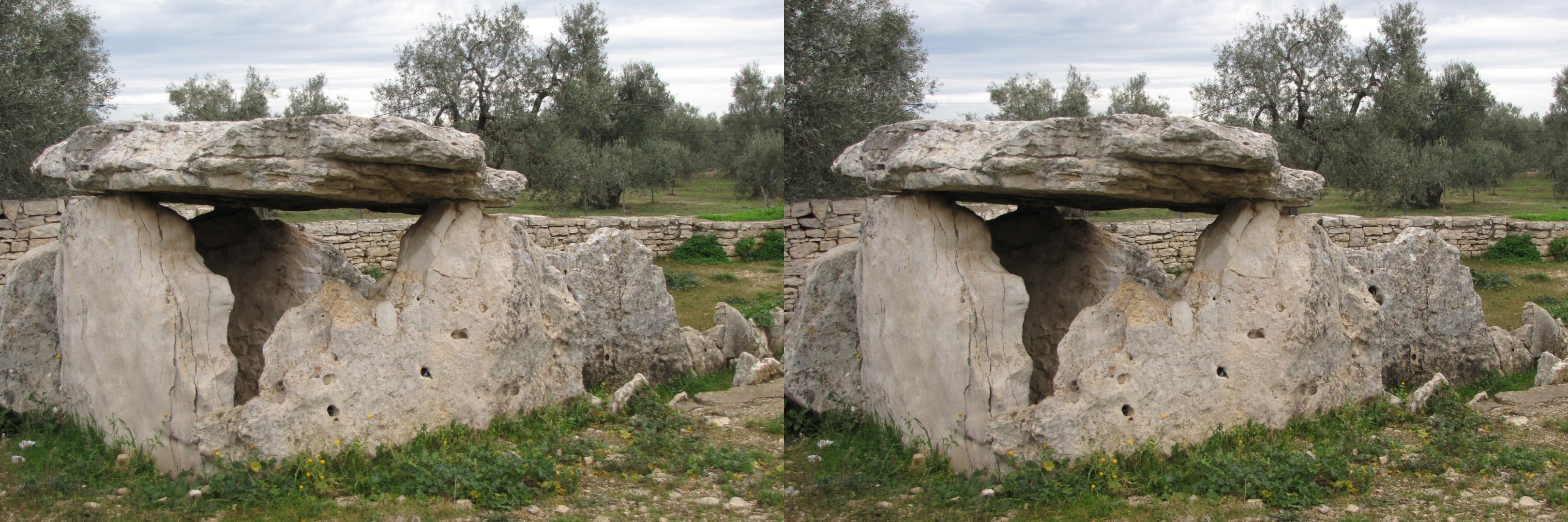 Dolmen della Chianca, Bisceglie, Italie, 01-2016