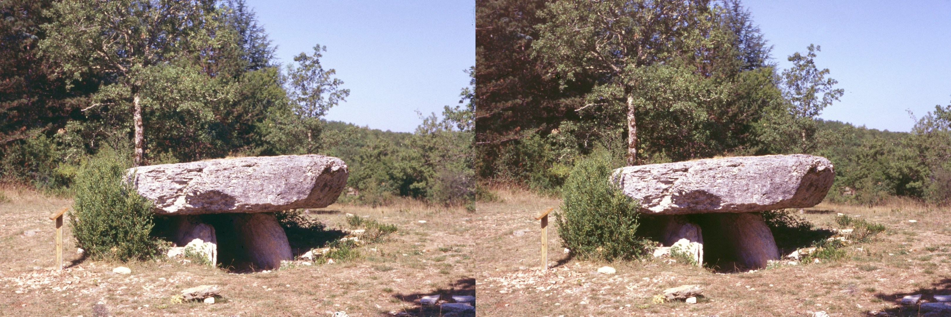 Dolmen du mas de Jean Blanc, Marcilhac, Lot, 9-1998