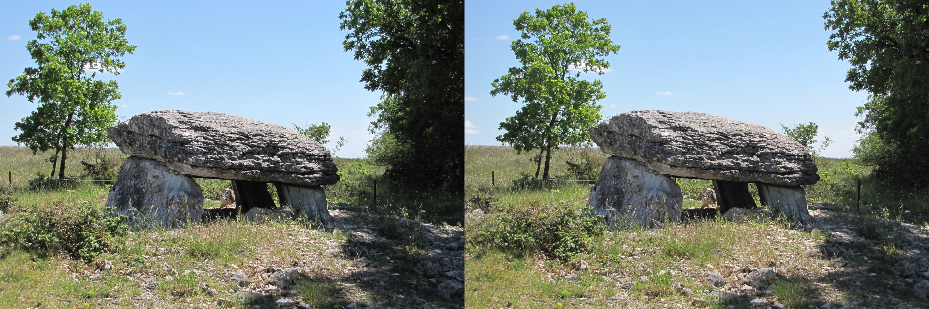 Dolmen du Pech Laglaire n°2, Gréalou, Lot, 5-2016