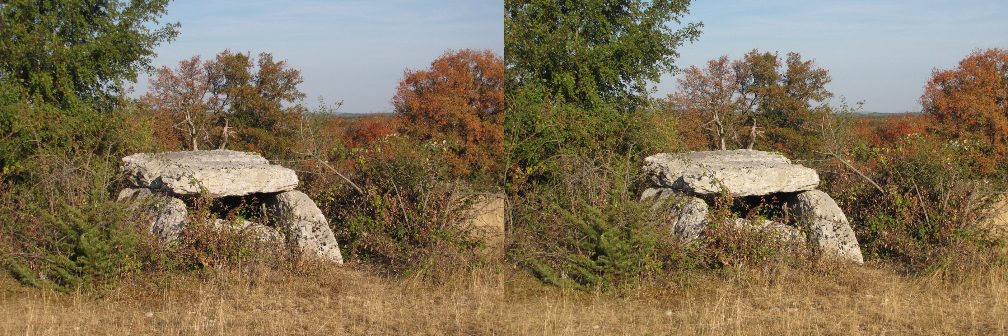 Dolmen de Rougié, Livernon, Lot, 9-2016