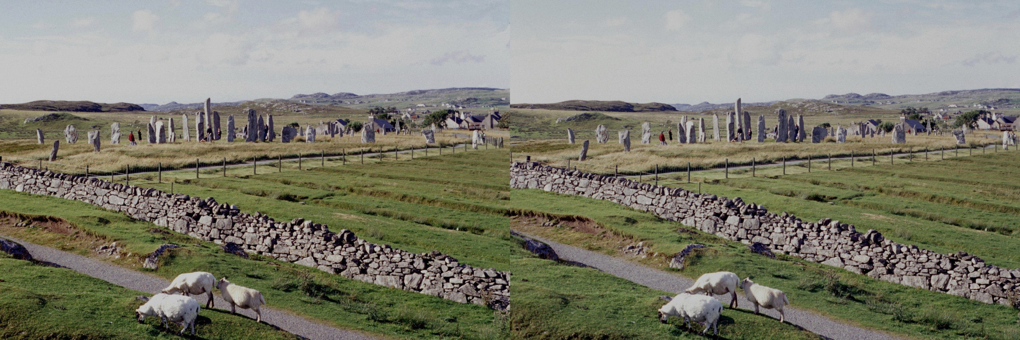 Callanish Stones, Lewis, Ecosse, 08-2001