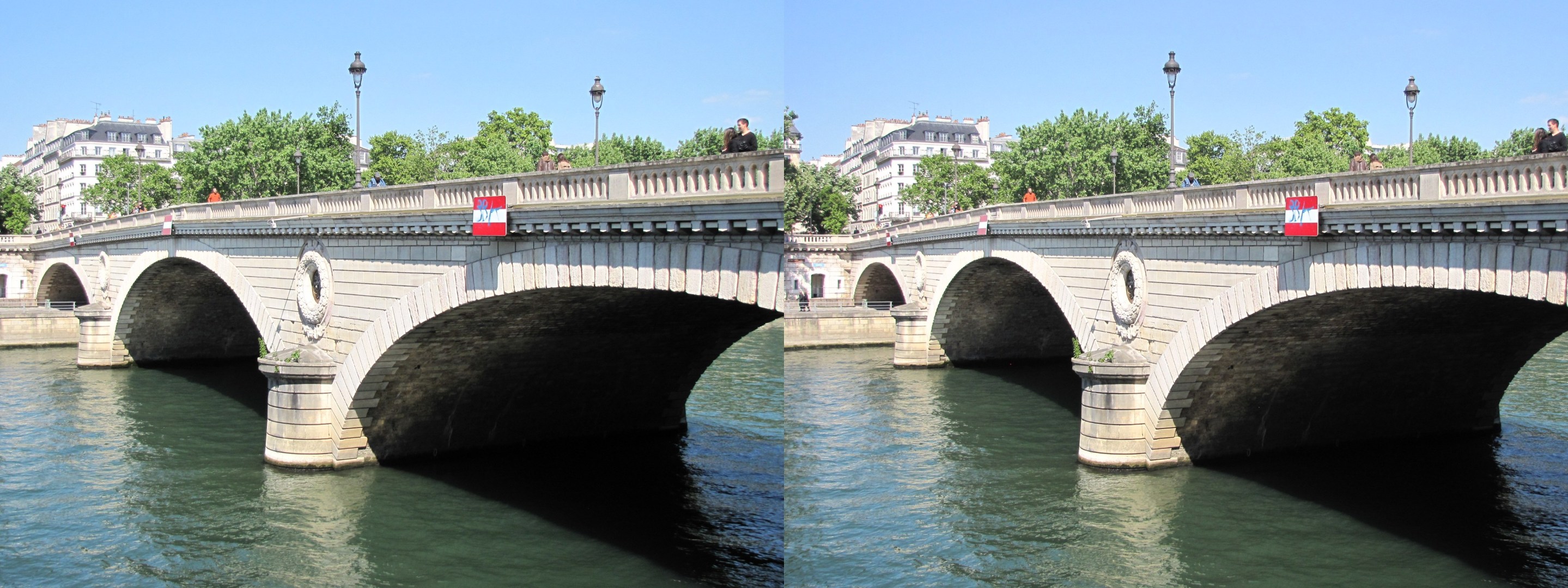 Pont Louis-Philippe entre la rive droite et l'île Saint-Louis