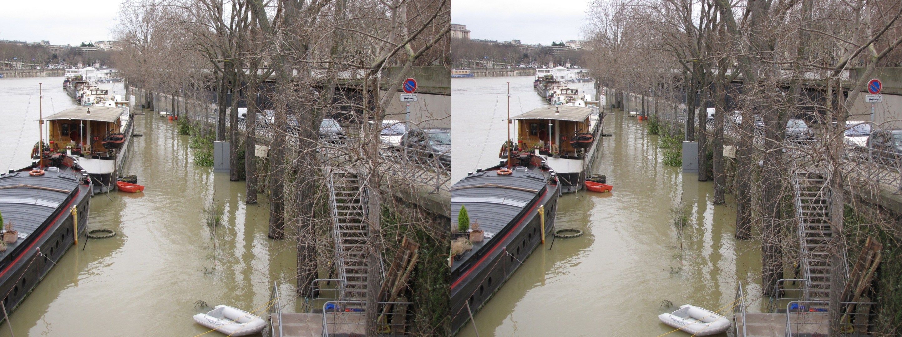 Crue de la Sein fin janvier 2018