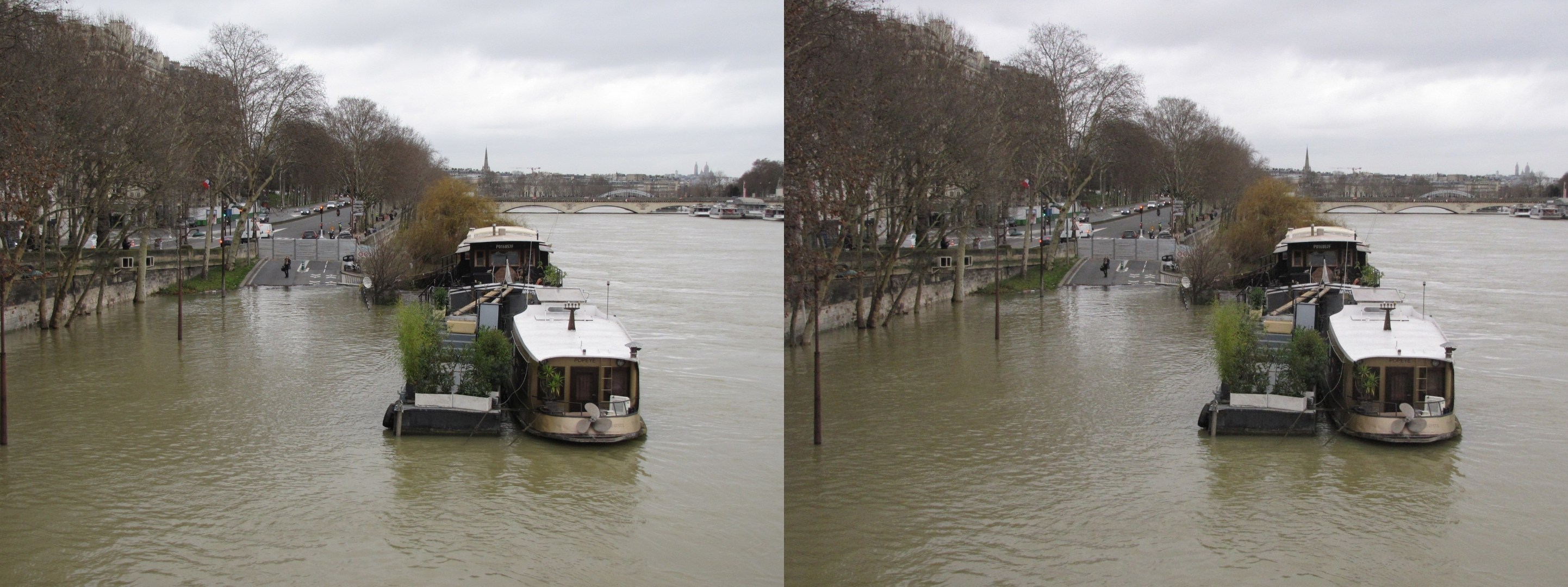 Près du pont d'Iéna